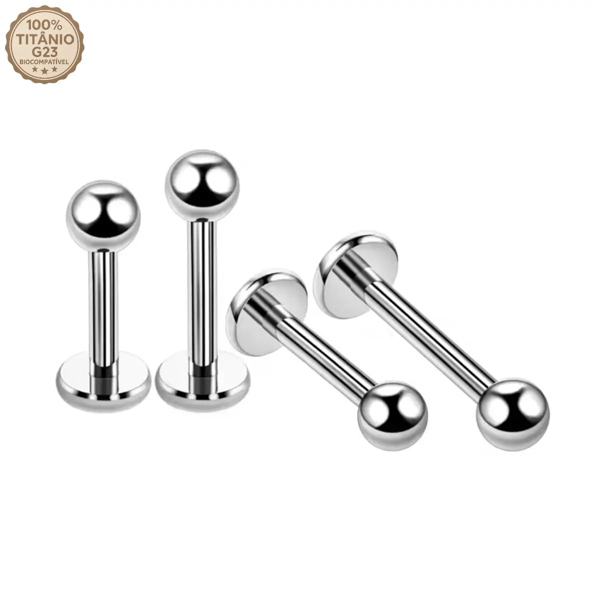 Piercing Labret de Titânio