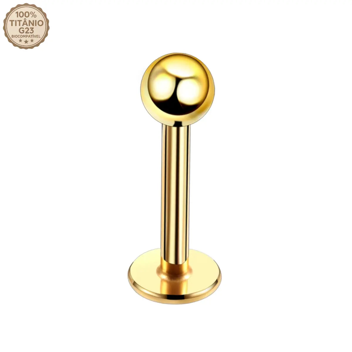 Piercing Labret de Titânio