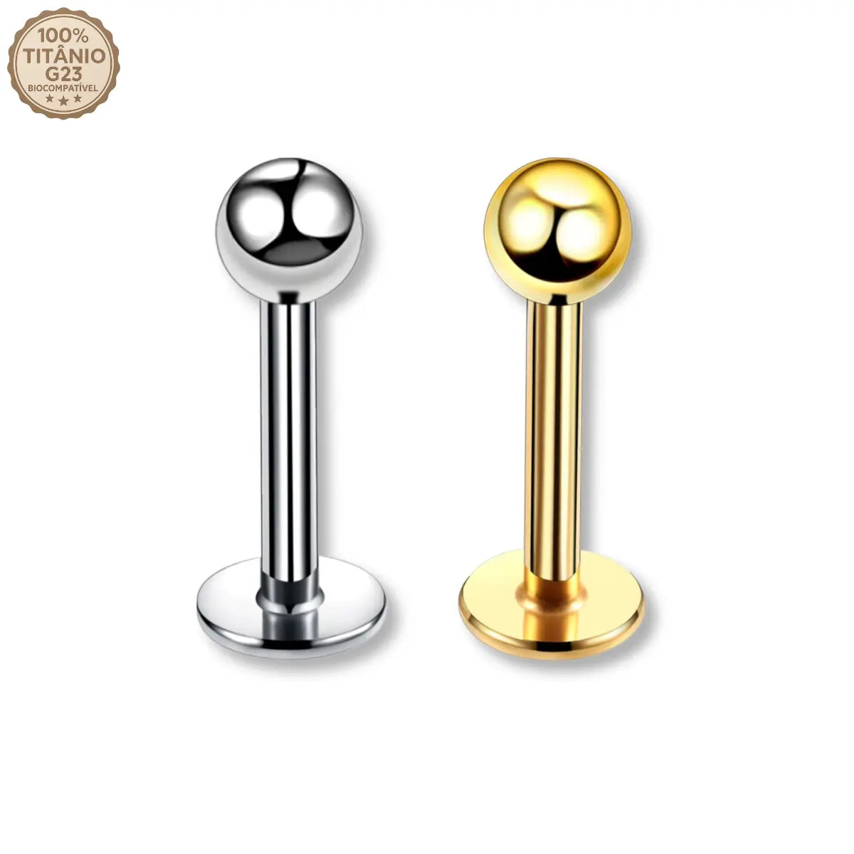 Piercing Labret de Titânio