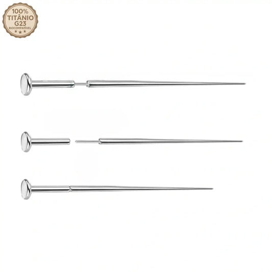 Taper de Titânio Push Pin - Pino de Inserção Cônico