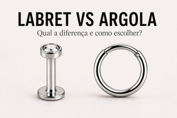 Piercing Labret vs Argola Qual a Diferença e Como Escolher