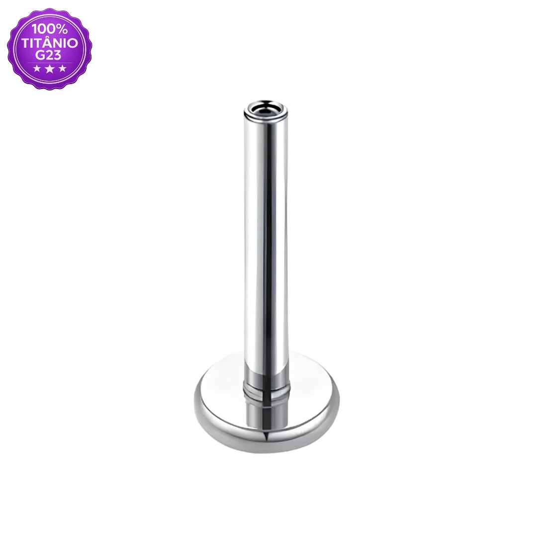Haste Labret Push Pin de Titânio G23 – Peça Avulsa para Piercing