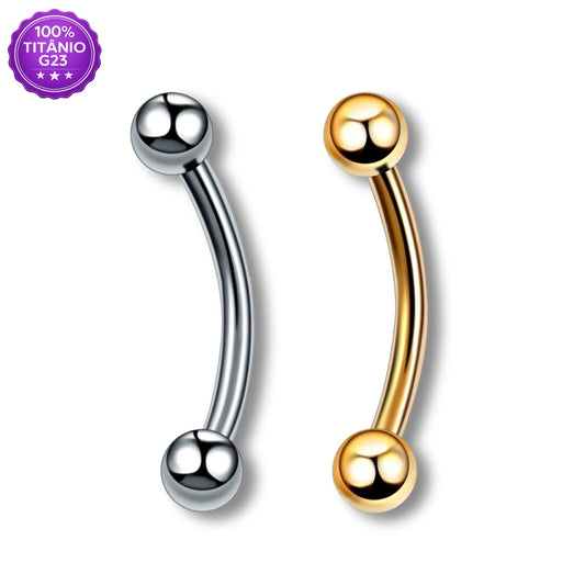 Piercing Curvo de Titânio
