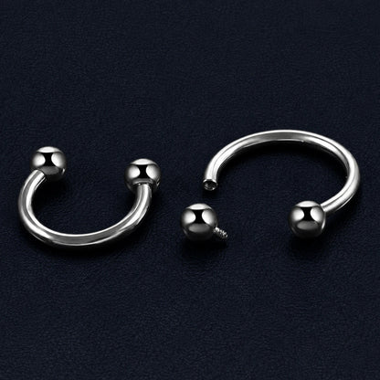 Piercing Ferradura de Titânio