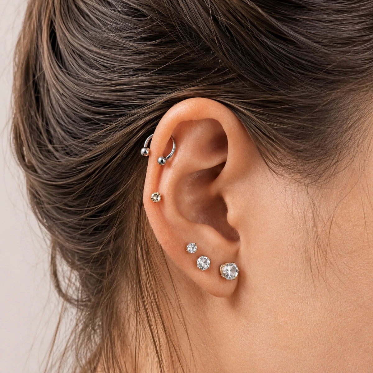 Piercing Ferradura de Titânio