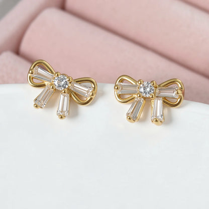 Piercing Labret de Titânio G23 Mini Laço Baby com Zircônia
