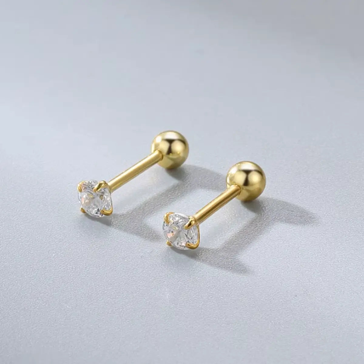 Piercing Microbell de Titânio com Zircônia