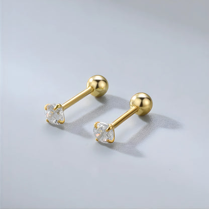 Piercing Microbell de Titânio com Zircônia