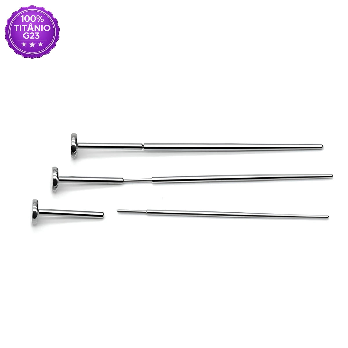 Taper de Titânio Push Pin - Pino de Inserção Cônico